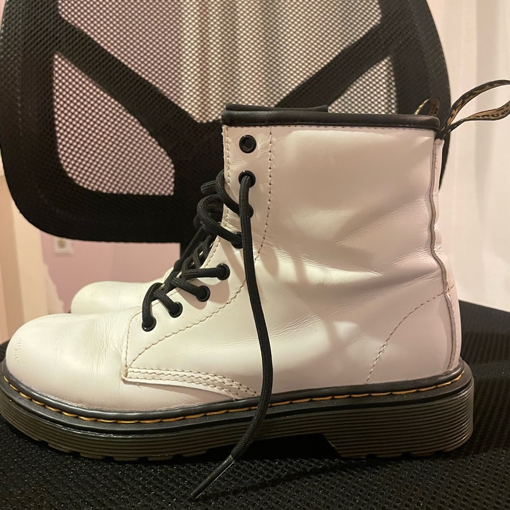 Children’s White Doc Martins